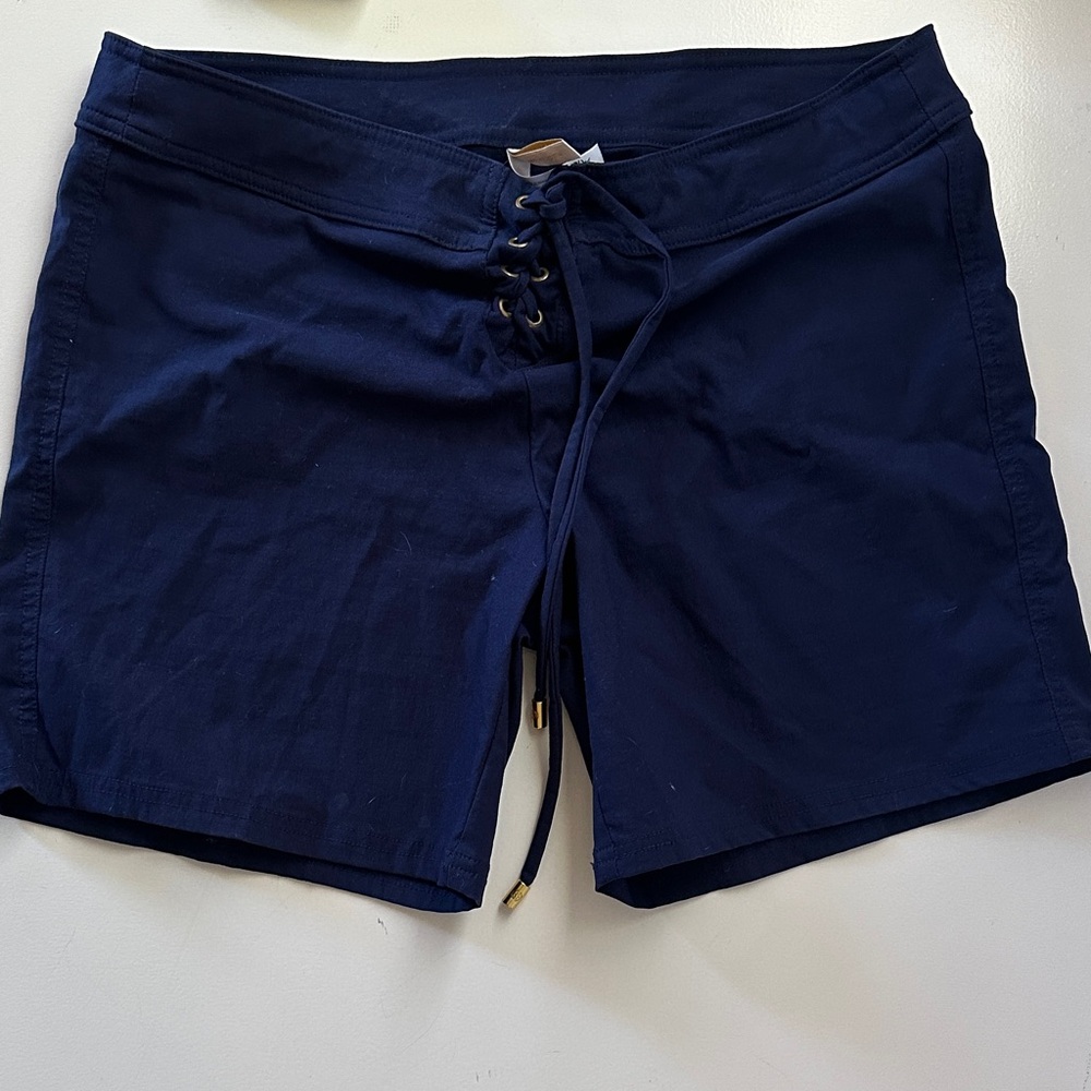 Helen Jon Resort Lace-Up Navy Women's Board Shorts size 8